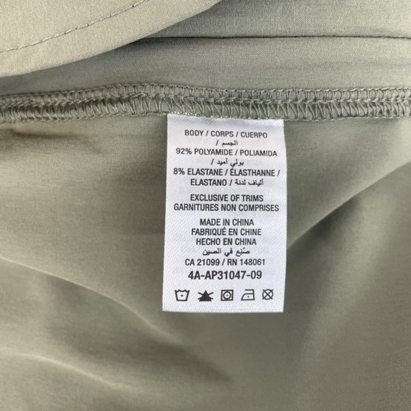 Ardene Maxi Skirt Women Large Army Green Lightweight Adjustable - Picture 5 of 15